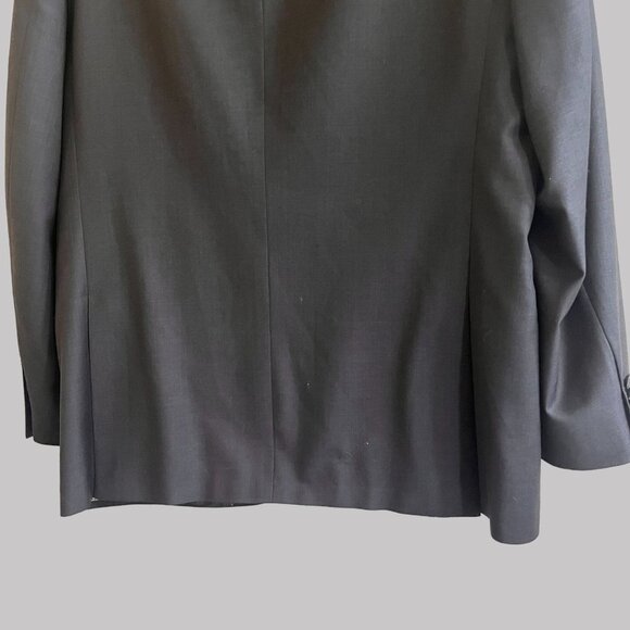 Vintage Hart Schaffner & Marx Dillards Mens Black Wool Blazer Lined Jacket USA - Picture 9 of 11